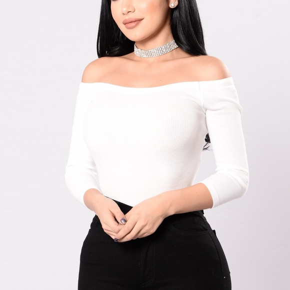 Mid sleeve Bodysuit  Off White - Picture 4 of 4